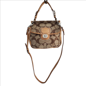 Rare Coach 70th Anniversary Signature Poppy Willis Bag - Style 19034